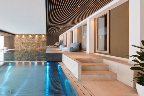 Pool aus Edelstahl